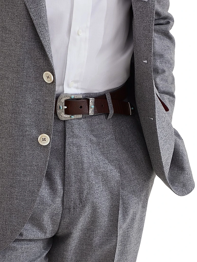 Pull Up Calfskin Belt