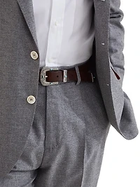 Pull Up Calfskin Belt