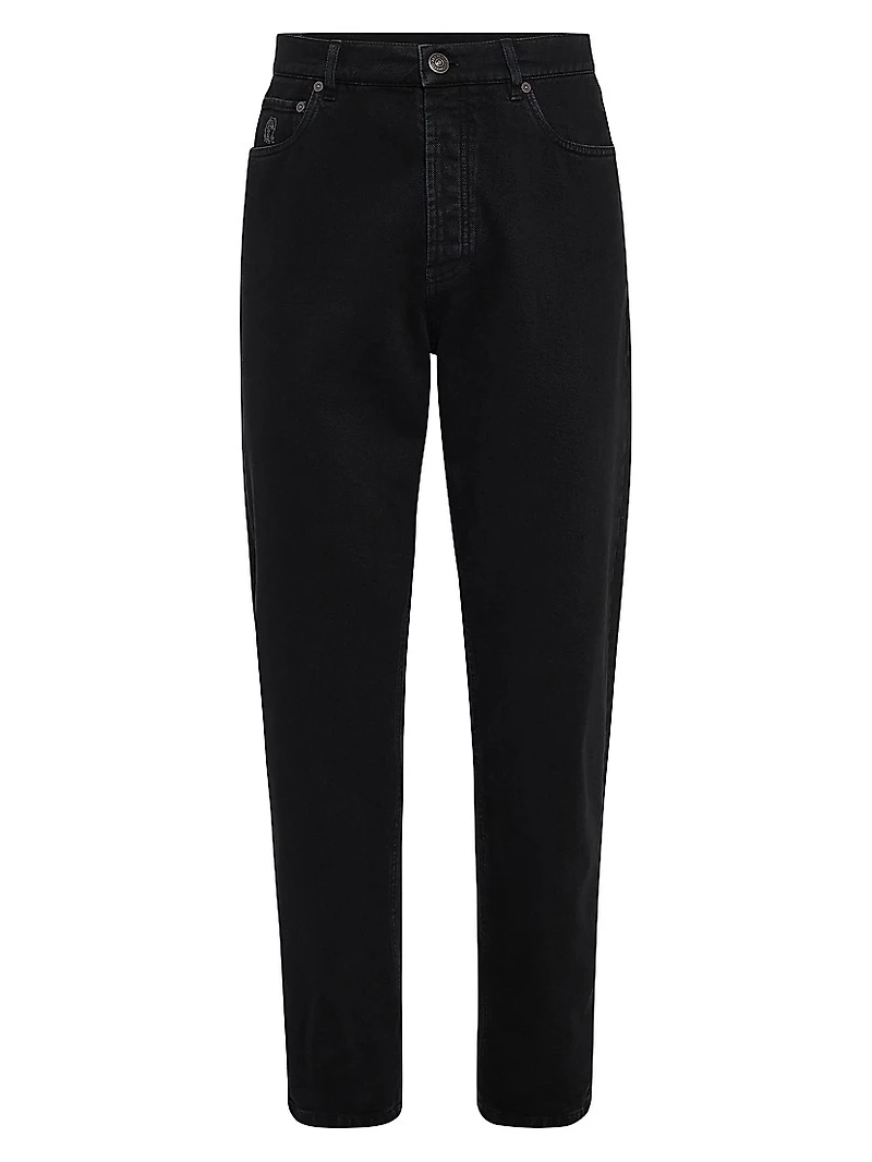 Garment Dyed Iconic Fit Five Pocket Jeans
