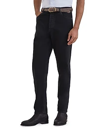 Garment Dyed Iconic Fit Five Pocket Jeans