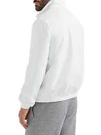 Bonded Nylon Reversible Outerwear Jacket with Logo