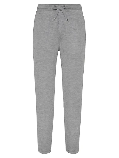 Cashmere and Silk French Terry Trousers