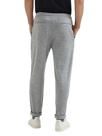 Cashmere and Silk French Terry Trousers