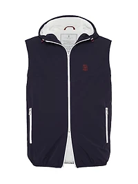 Bonded Nylon Hooded Vest with Thermore® Padding