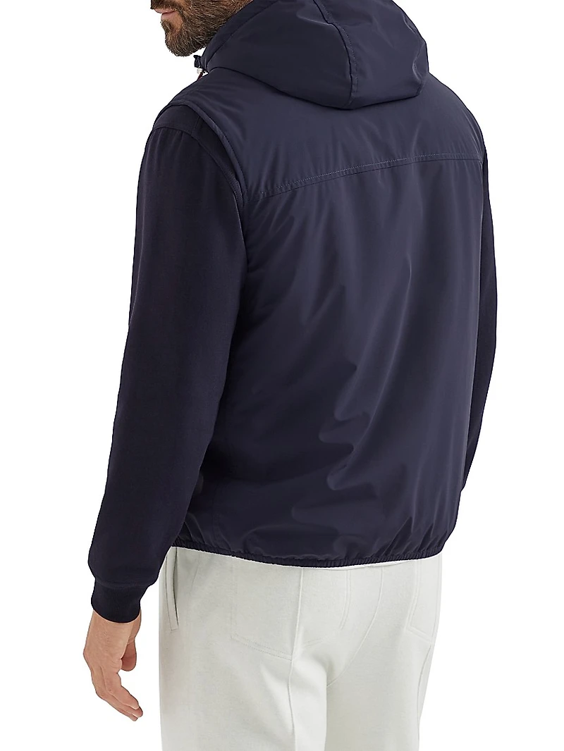 Bonded Nylon Hooded Vest with Thermore® Padding