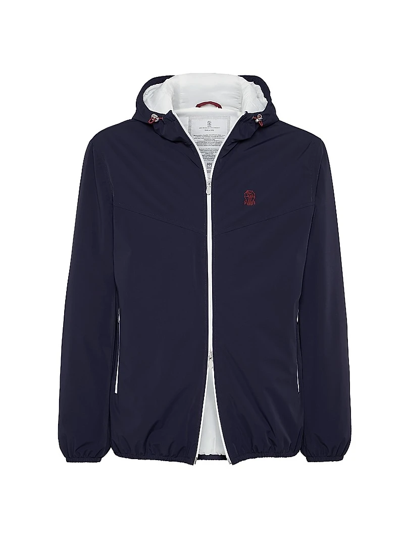 Bonded Nylon Hooded Outerwear Jacket with Thermore® Padding