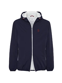 Bonded Nylon Hooded Outerwear Jacket with Thermore® Padding