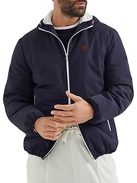 Bonded Nylon Hooded Outerwear Jacket with Thermore® Padding