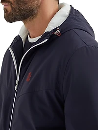 Bonded Nylon Hooded Outerwear Jacket with Thermore® Padding