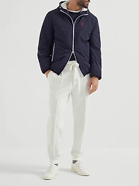 Bonded Nylon Hooded Outerwear Jacket with Thermore® Padding