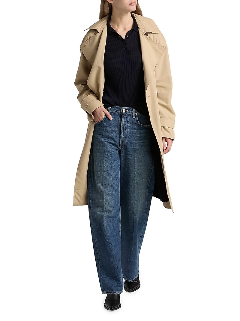 Asher Oversized Belted Trench Coat