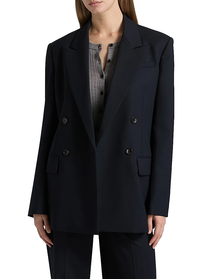 Calla Oversized Double-Breasted Blazer