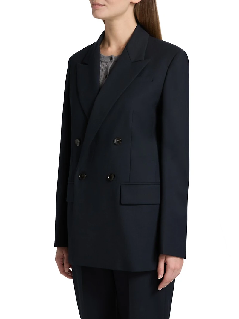Calla Oversized Double-Breasted Blazer