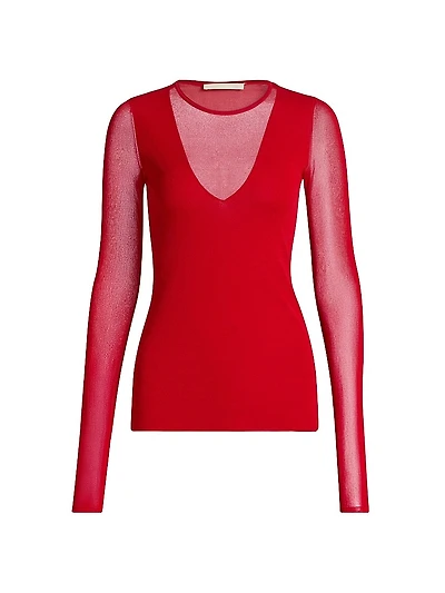 Long Sleeve Knit Top
