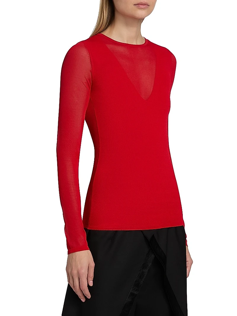 Long Sleeve Knit Top