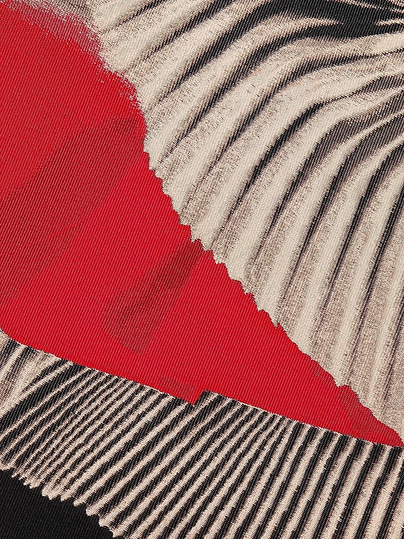 Dancing Pleat Jacquard Minidress