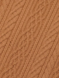 Cable Knit Pleated Midi-Dress