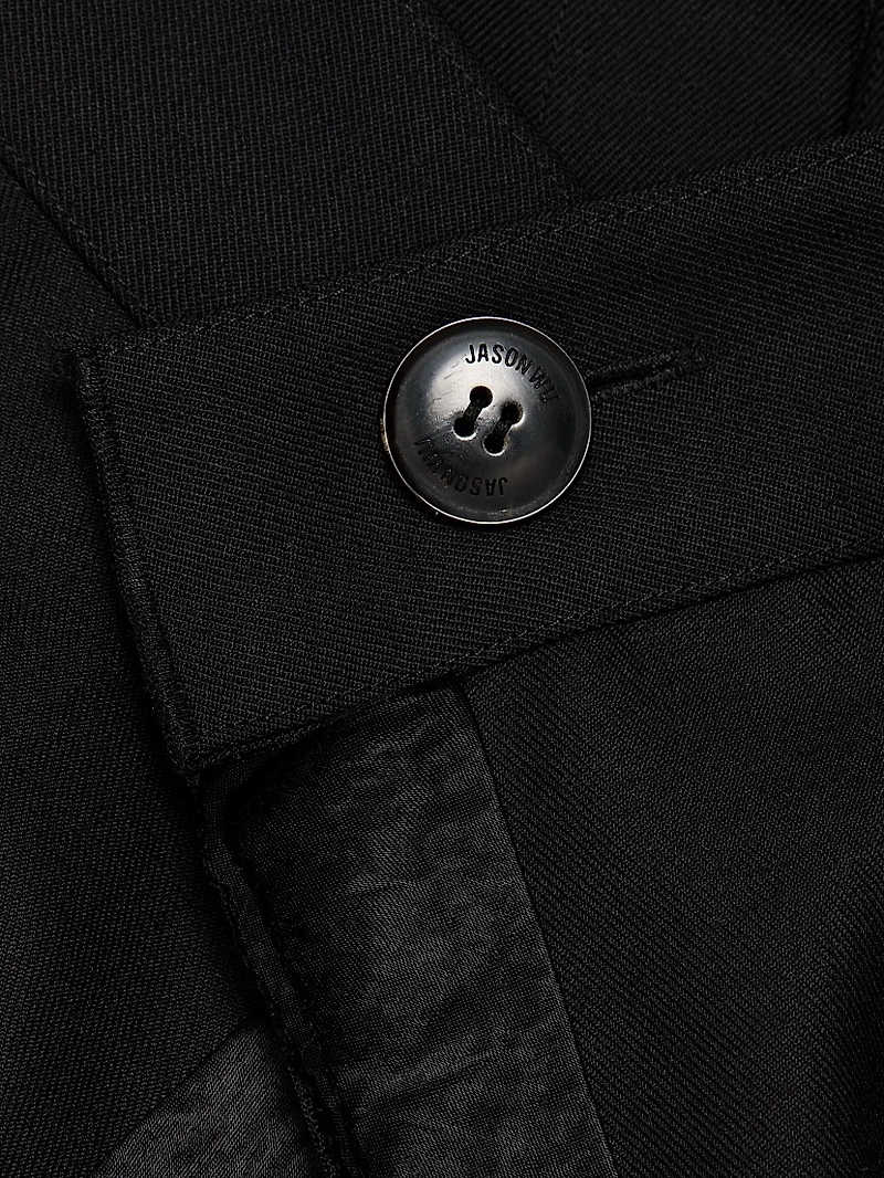 Wool Wide-Leg Pants