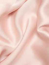 Boatneck Satin Gown