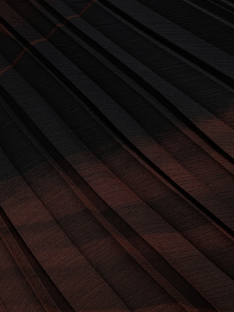 Dancing Pleat Midi-Dress