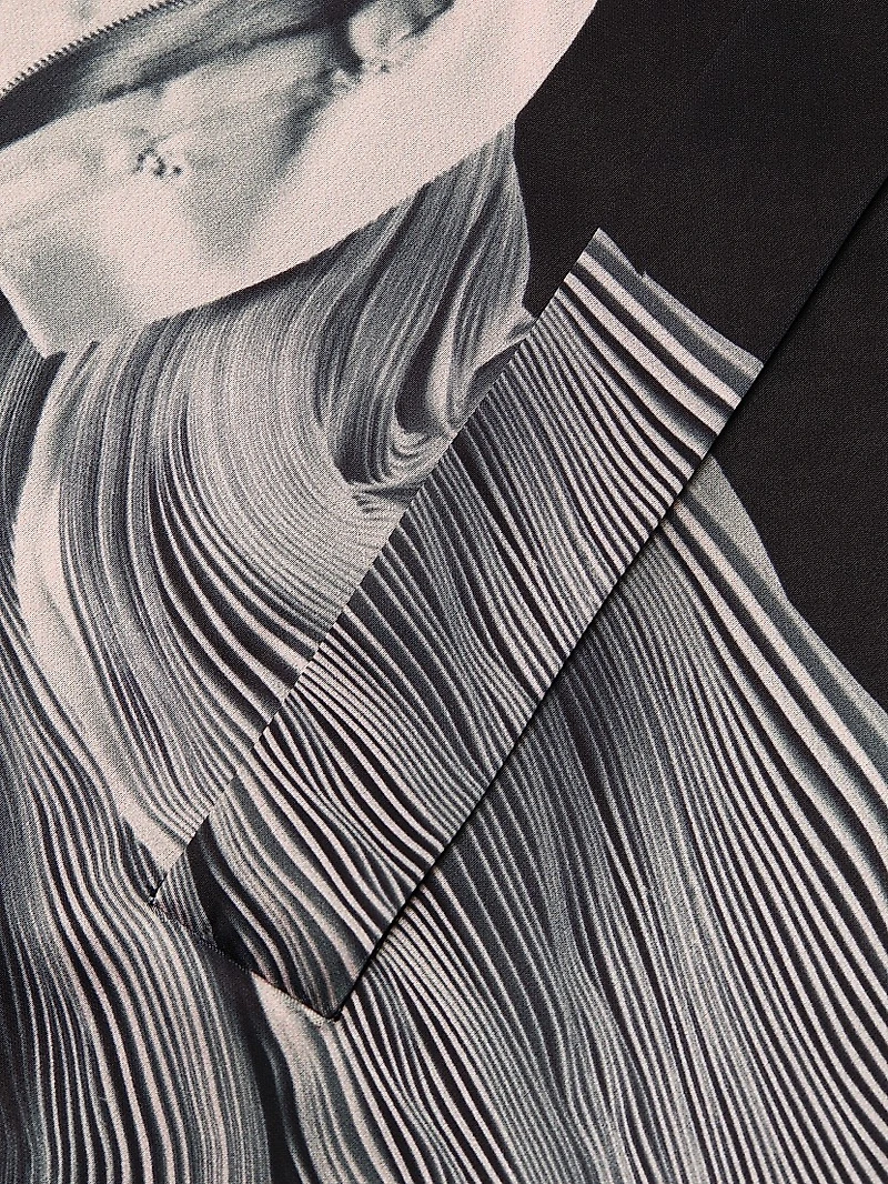 Double-Face Satin Oversized Shirt