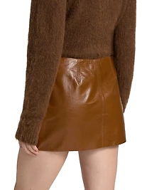 Cowan Leather Miniskirt