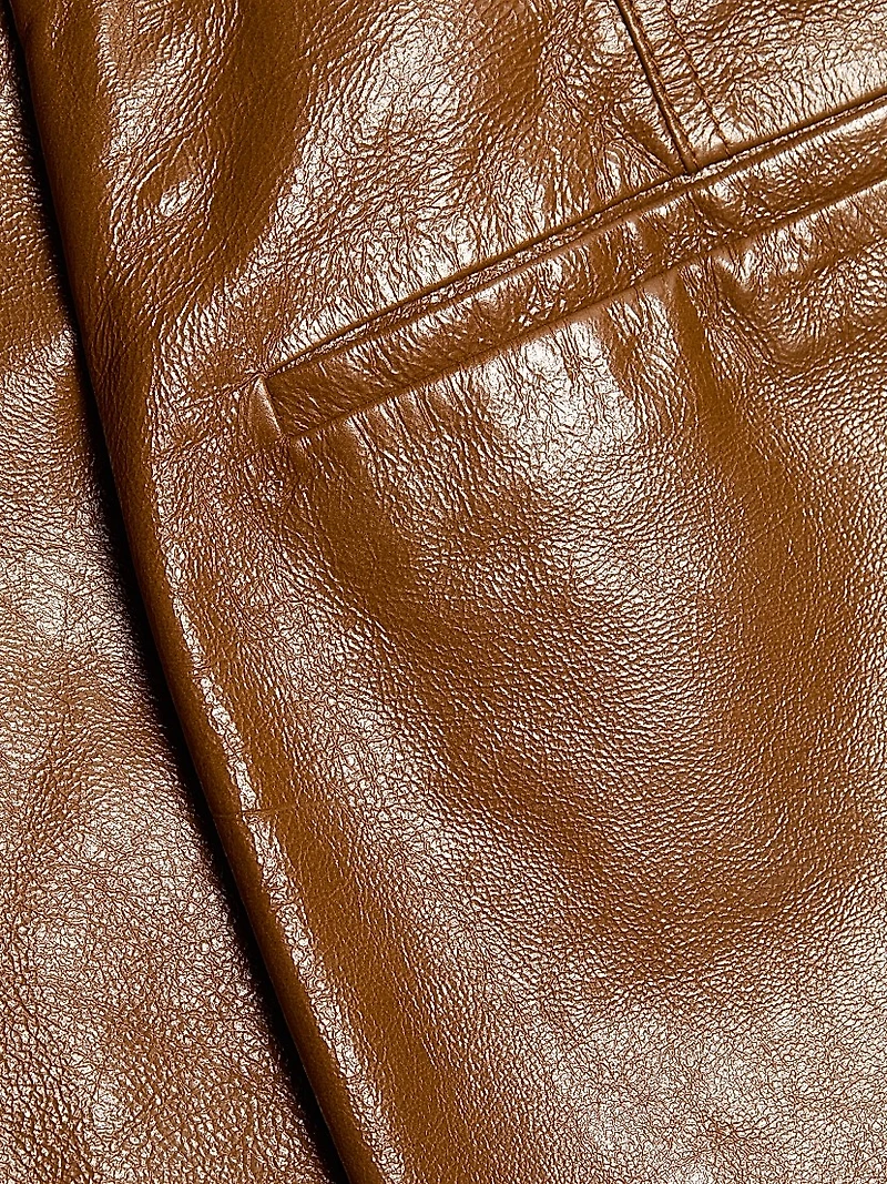 Cowan Leather Miniskirt