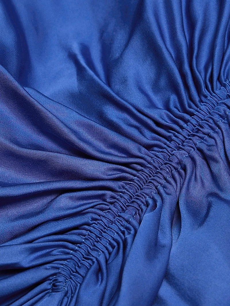 Pia Satin Midi-Dress