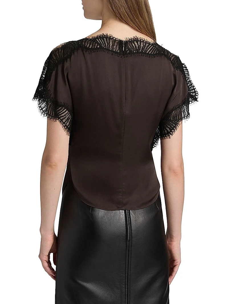 Luna Lace-Trim Top
