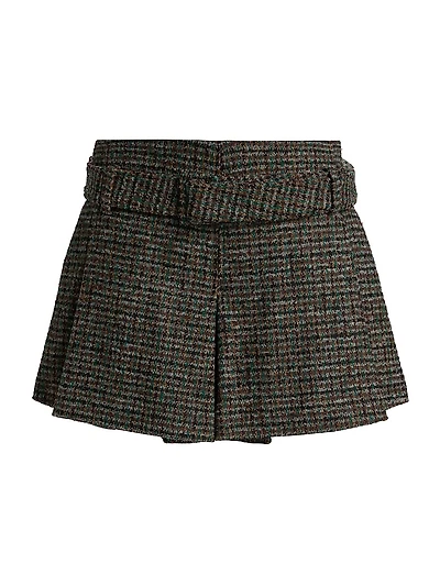Como Tweed Shorts