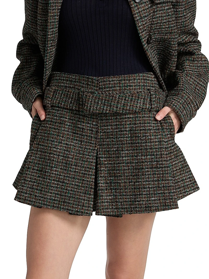 Como Tweed Shorts