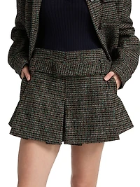 Como Tweed Shorts