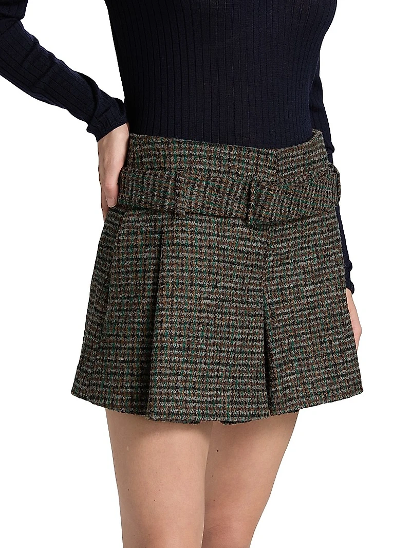 Como Tweed Shorts