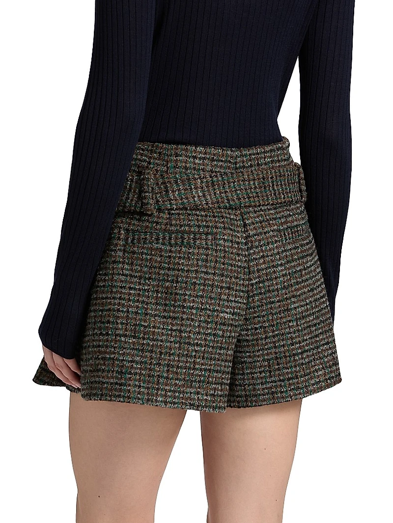 Como Tweed Shorts