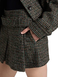 Como Tweed Shorts