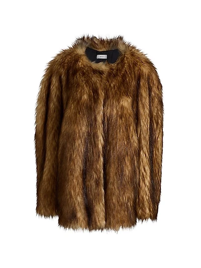 Bria Oversized Faux Fur Coat