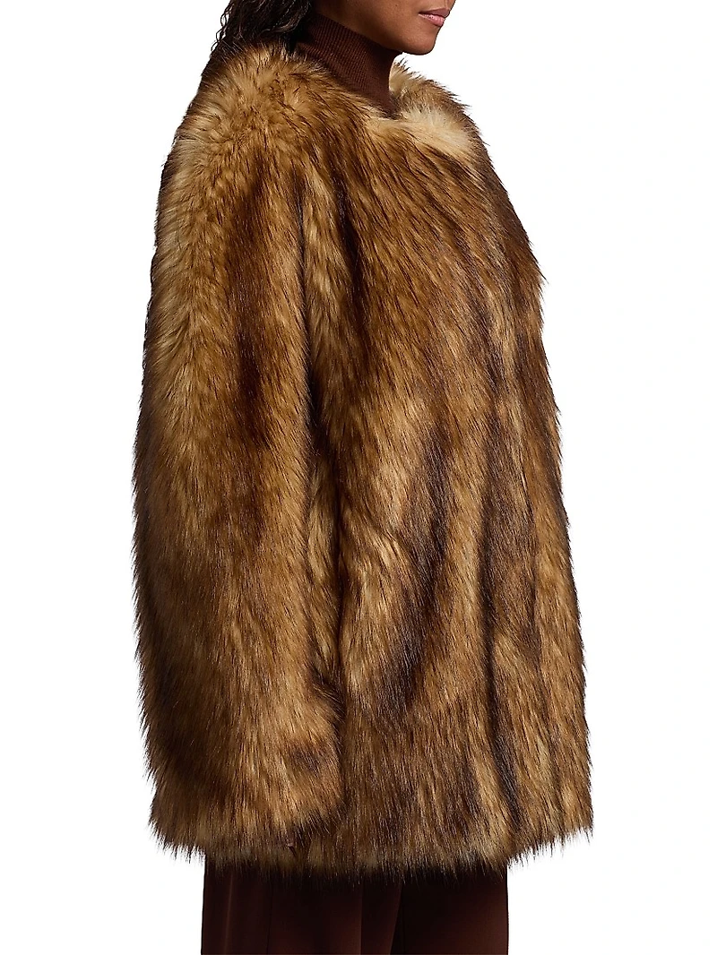 Bria Oversized Faux Fur Coat