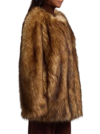 Bria Oversized Faux Fur Coat