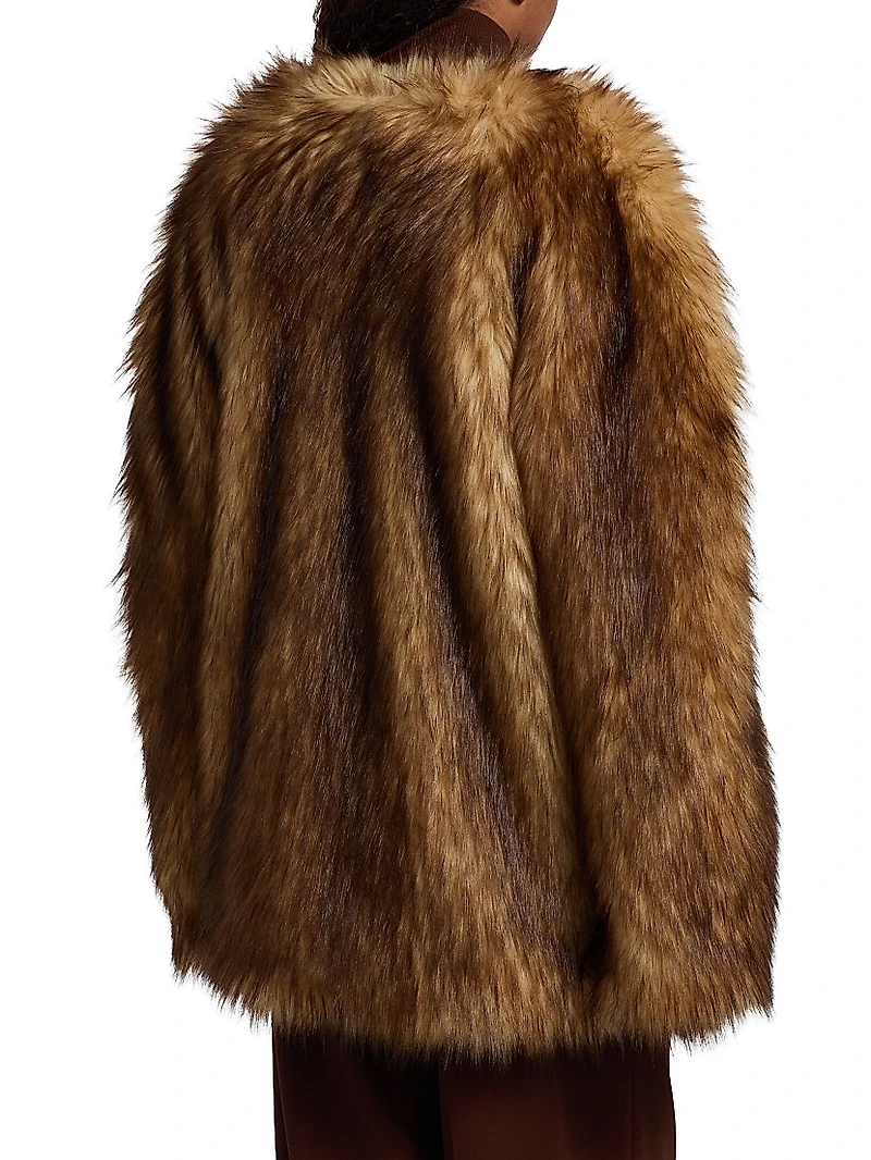 Bria Oversized Faux Fur Coat