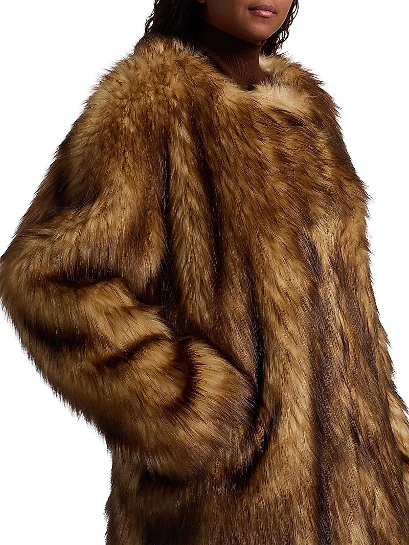 Bria Oversized Faux Fur Coat