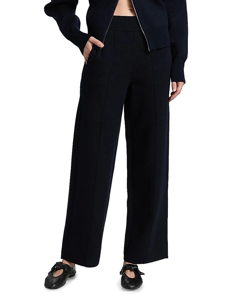 Corey Knit Wide-Leg Pants