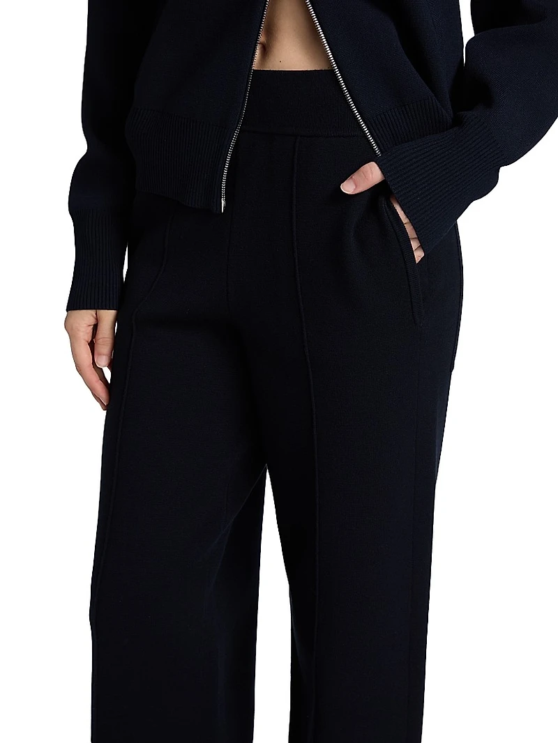 Corey Knit Wide-Leg Pants