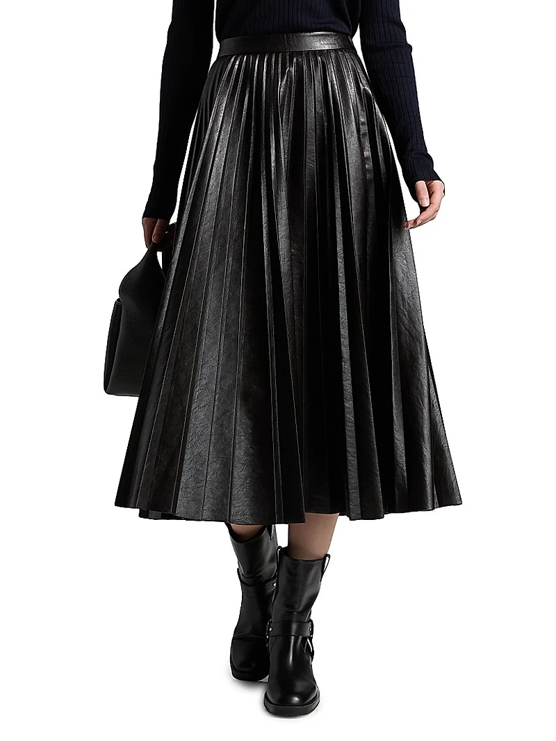 Etta Pleated Circle Skirt