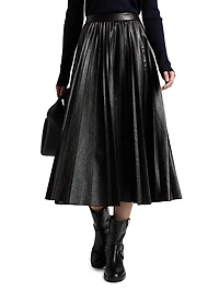 Etta Pleated Circle Skirt