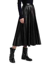 Etta Pleated Circle Skirt