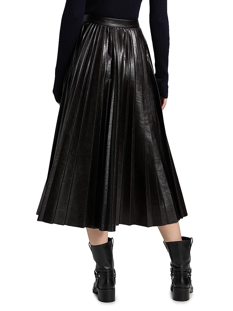 Etta Pleated Circle Skirt