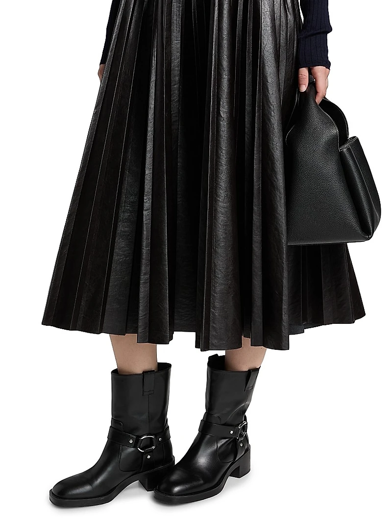 Etta Pleated Circle Skirt