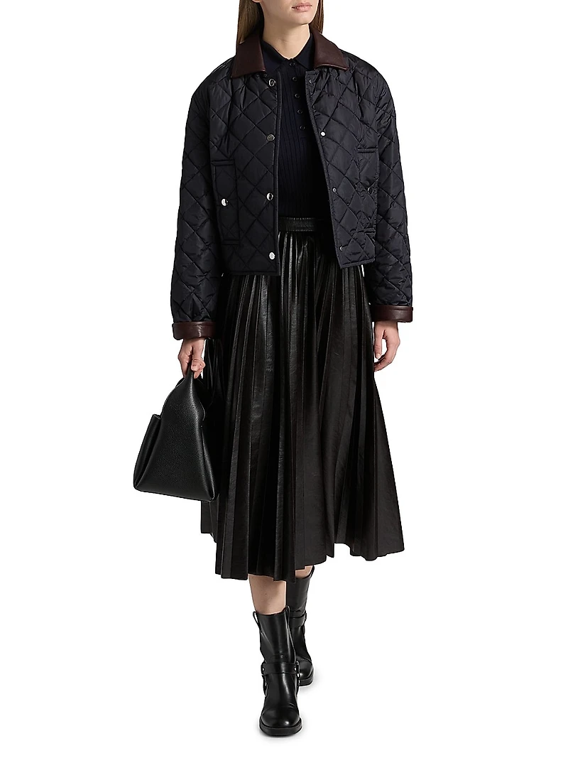 Etta Pleated Circle Skirt