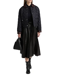 Etta Pleated Circle Skirt