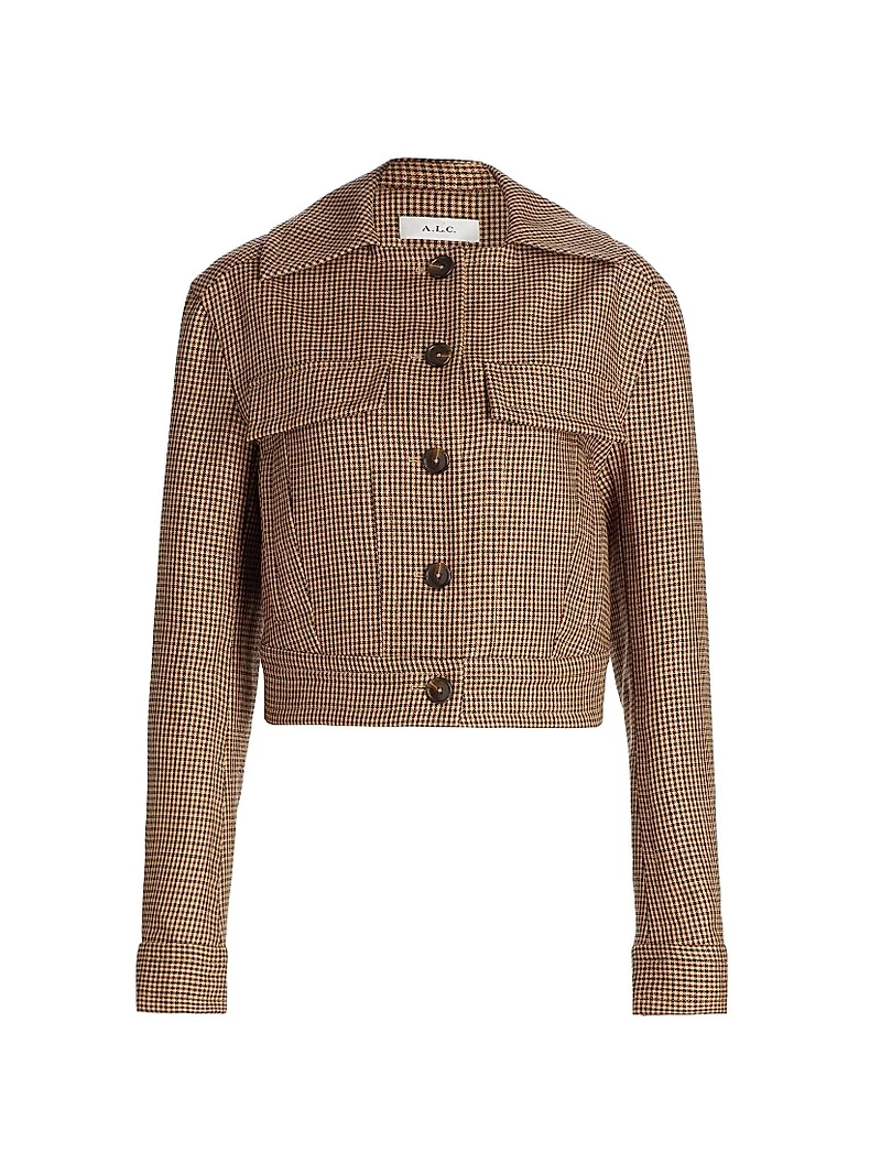 Blake Plaid Wool Jacket